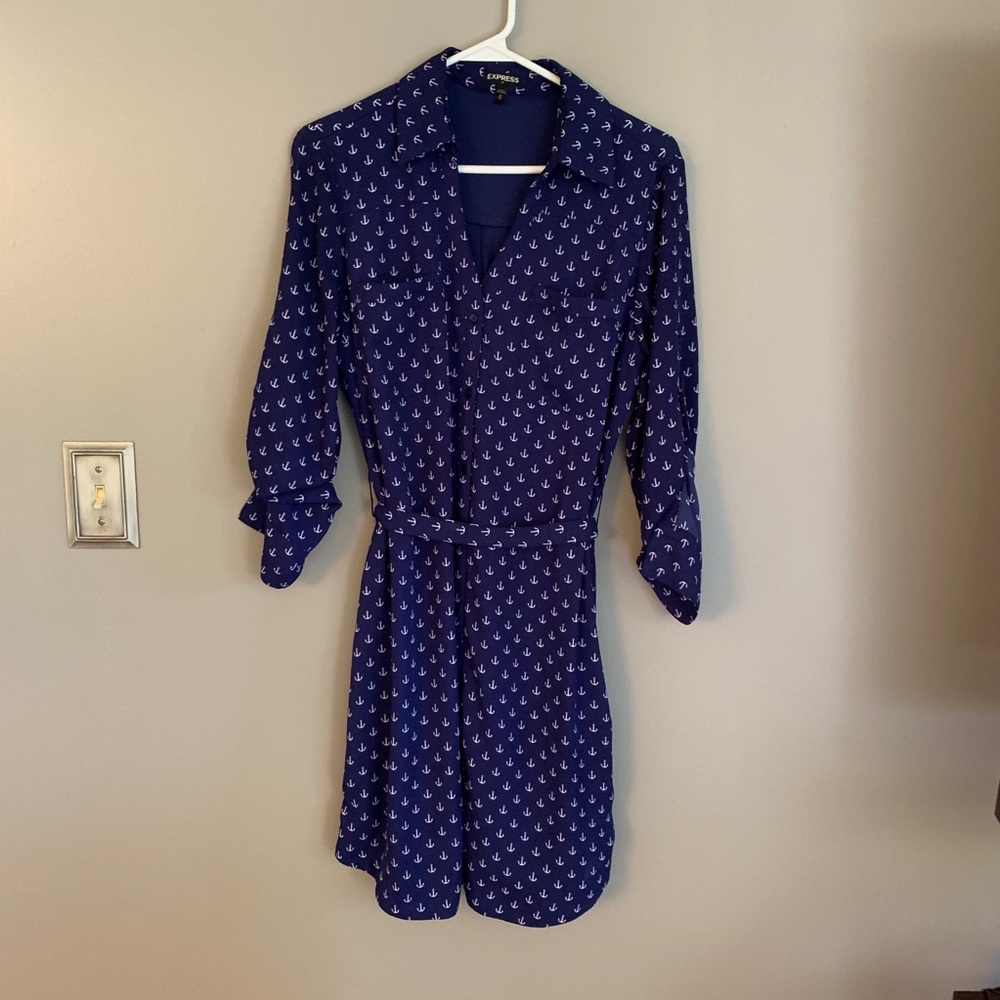Anchor patterned dress.